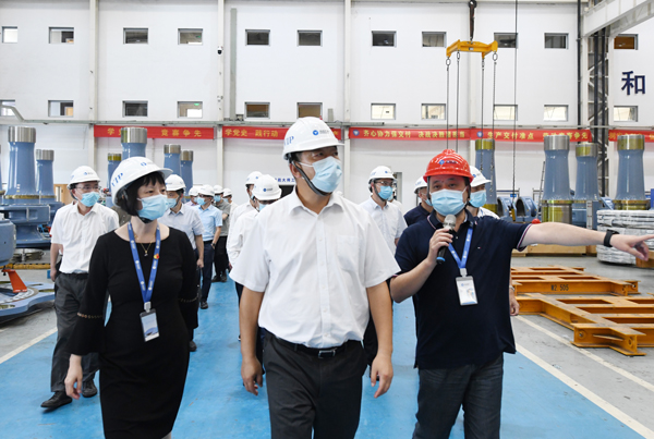 杭州市副市长柯吉欣一行调研非凡国际股份